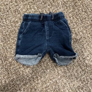 First Wave Blue Casual Denim Shorts